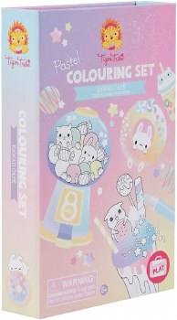 KAWAII CAFE COLORING SET