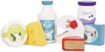 LE TOY CHEESE &amp; DAIRY CRATE
