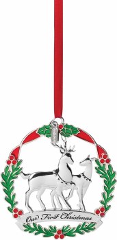 LENOX ORNAMENT 2023 OUR 1ST XMAS METAL