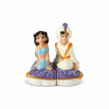 ALADDIN &amp; JASMINE ON CARPET SALT/PEPPER