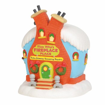 D56 GRINCH VILLAGE FLUE WHO'S FIREPLACE