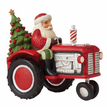 HEARTWOOD CREEK COUNTRY SANTA W/TRACTOR