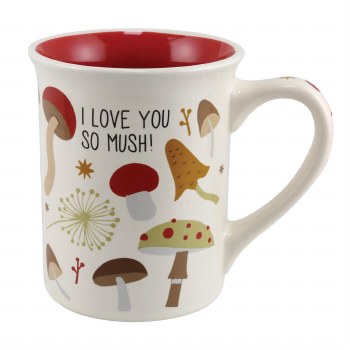 ONIM I LOVE YOU MUSHROOM LOVE MUG