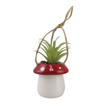 ONIM MUSHROOM HANGING PLANTER PLANT