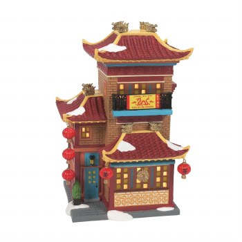 D56 XMAS IN CITY LUNAR DRAGON TEA HOUSE