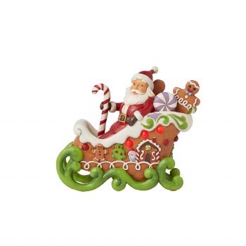 HEARTWOOD CREEK LED GINGERBREAD SANTA