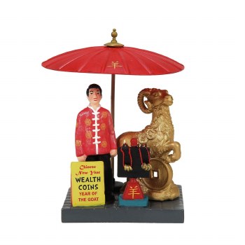 D56 XMAS IN CITY LUCKY NECKLACES GOAT!