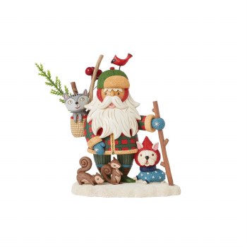 ARTIST GALLERY WOODSY WALKING SANTA