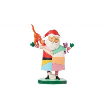 ARTIST GALLERY CRAZY CAT SANTA