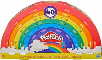 PLAYDOH RAINBOW 40 CANS