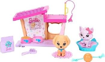 MY FIRST BARBIE STORY SET PET CARE