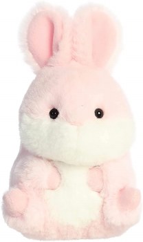AURORA 5&quot; ROLY POLY BUNNY PINK