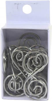 OLD WORLD CHRISTMAS SILVER HOOKS/24