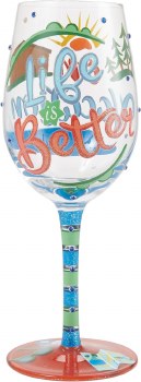 LOLITA WINE GLASS LIFE ON VACATION