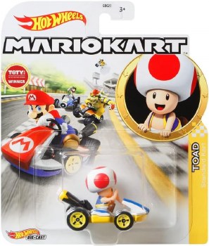 HOT WHEELS MARIO KART TOAD