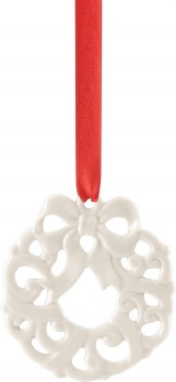 LENOX PIERCED WREATH ORNAMENT