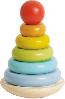 LE TOY VAN RAINBOW STACKING TOWER