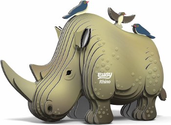EUGY 3D CARDBOARD KIT RHINO