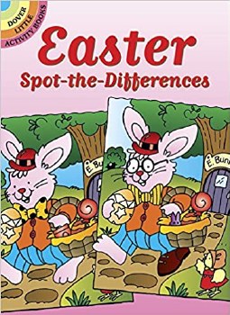 DOVER EASTER BOOK SPOT THE DIFFERENCES