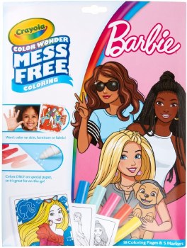 CRAYOLA COLOR WONDER BARBIE FOLDALOPE