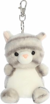 PALM PALS CLIP-ON SILVER KITTY