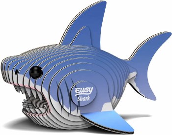 EUGY 3D CARDBOARD KIT SHARK