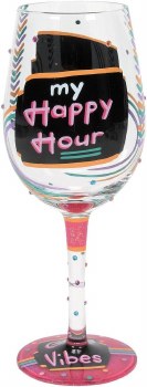 LOLITA WINE GLASS HAPPY HOUR