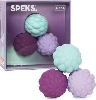 SPEKS ODDS SILICONE MAGNETS PURPLE PUFFS