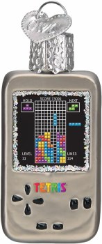 OLD WORLD CHRISTMAS MINI TETRIS