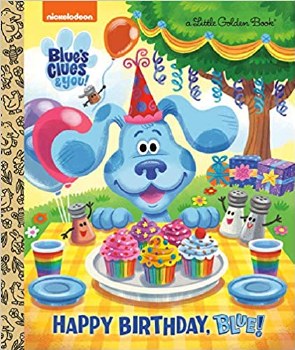 LITTLE GOLDEN BOOK HAPY BIRTHDAY, BLUE