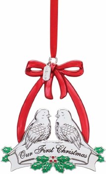 LENOX ORN 2021 1ST XMAS TOGETHER DOVE