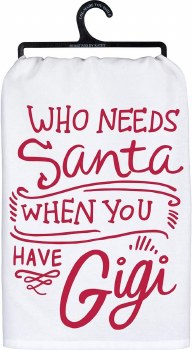 PBK XMAS KITCHEN TOWEL GIGI