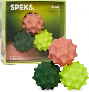 SPEKS ODDS SILICONE MAGNETS GREEN SPURS
