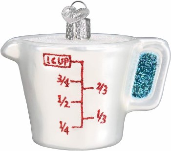 OLD WORLD CHRISTMAS MEASURING CUP