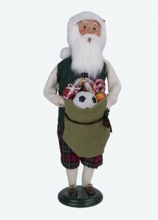 BYERS' CHOICE SANTA W/SACK