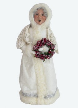 BYERS' CHOICE SPARKLING MRS CLAUS