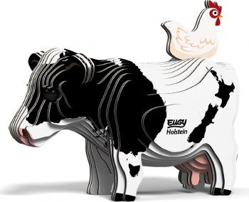 EUGY 3D CARDBOARD KIT HOLSTEIN FRIESIAN