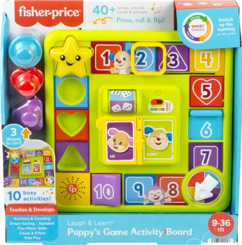FISHER PRICE GAME TIME ACTIVITY BOARD