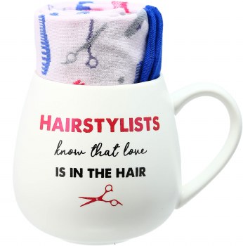 PAVILION MUG &amp; SOCK SET HAIRSTYLIST