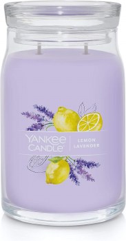 YANKEE SIGNATURE LG JAR LEMON LAVENDER