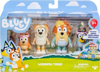 BLUEY FIGURE SET WEDDING TIME