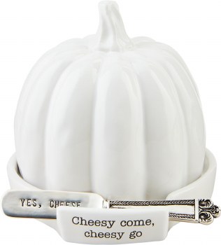 MUD PIE PUMPKIN CHEESE BALL CLOCHE SET
