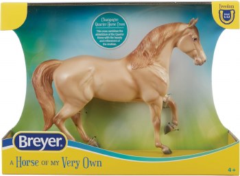 BREYER CHAMPAGNE QTR HORSE CROSS