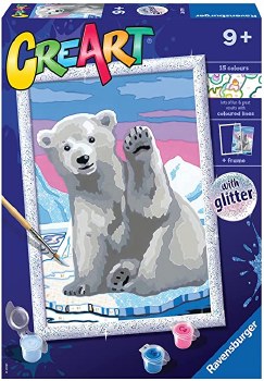 CREART PAINT BY # PAWSOME POLAR BEARS
