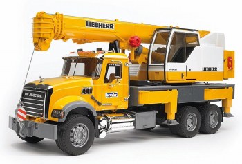 BRUDER MACK GRANITE LIEBHERR CRANE