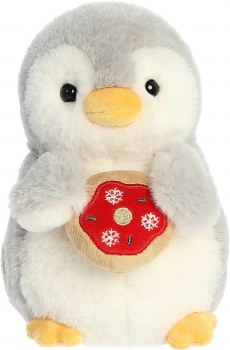 AURORA 8" POMPOM W/HOLIDAY DONUT