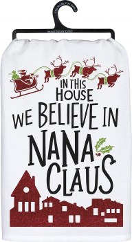 PBK XMAS KITCHEN TOWEL NANA CLAUS