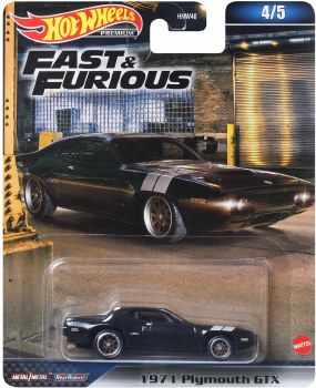 HOT WHEELS FAST &amp; FURIOUS 1971 PLYMOUTH