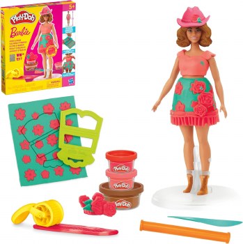 PLAY-DOH BARBIE FLORAL &amp; FRINGE