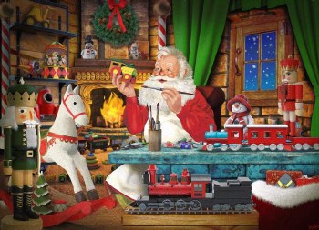 VCC 1000pc PUZZLE SANTA'S TOYWORKS